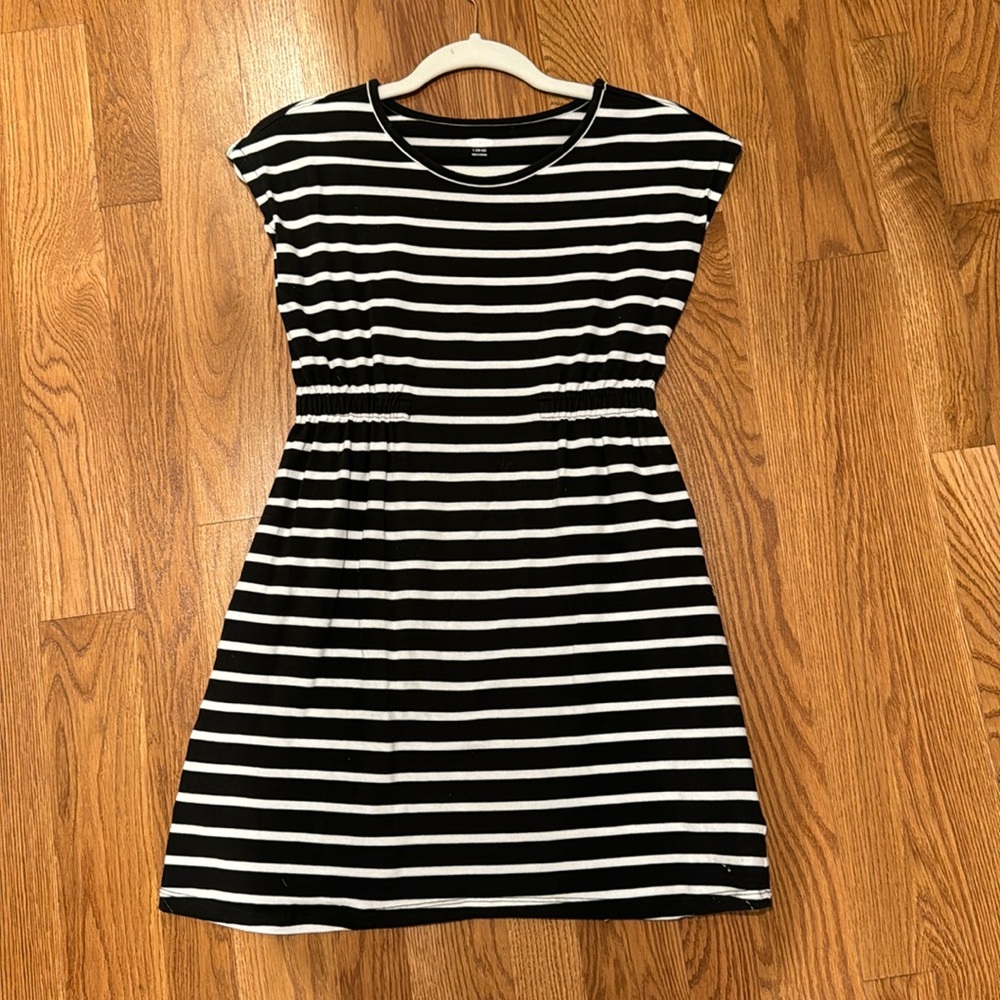 Girls Striped Casual Dress